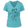 Women's Premium Deep V-Neck T-Shirt Thumbnail