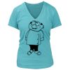 Women's Premium Deep V-Neck T-Shirt Thumbnail