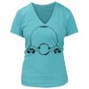 Women's Premium Deep V-Neck T-Shirt Thumbnail
