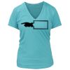 Women's Premium Deep V-Neck T-Shirt Thumbnail