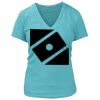 Women's Premium Deep V-Neck T-Shirt Thumbnail