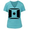 Women's Premium Deep V-Neck T-Shirt Thumbnail