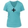 Women's Premium Deep V-Neck T-Shirt Thumbnail