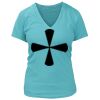 Women's Premium Deep V-Neck T-Shirt Thumbnail