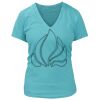 Women's Premium Deep V-Neck T-Shirt Thumbnail