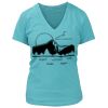 Women's Premium Deep V-Neck T-Shirt Thumbnail