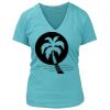 Women's Premium Deep V-Neck T-Shirt Thumbnail