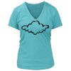 Women's Premium Deep V-Neck T-Shirt Thumbnail