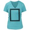 Women's Premium Deep V-Neck T-Shirt Thumbnail