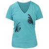 Women's Premium Deep V-Neck T-Shirt Thumbnail