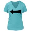 Women's Premium Deep V-Neck T-Shirt Thumbnail