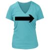 Women's Premium Deep V-Neck T-Shirt Thumbnail