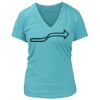 Women's Premium Deep V-Neck T-Shirt Thumbnail