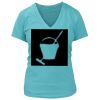 Women's Premium Deep V-Neck T-Shirt Thumbnail