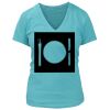 Women's Premium Deep V-Neck T-Shirt Thumbnail