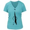 Women's Premium Deep V-Neck T-Shirt Thumbnail