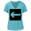 Women's Premium Deep V-Neck T-Shirt Thumbnail