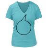 Women's Premium Deep V-Neck T-Shirt Thumbnail