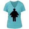 Women's Premium Deep V-Neck T-Shirt Thumbnail