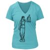 Women's Premium Deep V-Neck T-Shirt Thumbnail
