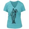 Women's Premium Deep V-Neck T-Shirt Thumbnail