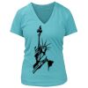 Women's Premium Deep V-Neck T-Shirt Thumbnail