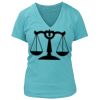Women's Premium Deep V-Neck T-Shirt Thumbnail