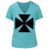Women's Premium Deep V-Neck T-Shirt Thumbnail