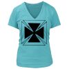 Women's Premium Deep V-Neck T-Shirt Thumbnail
