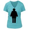 Women's Premium Deep V-Neck T-Shirt Thumbnail