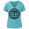 Women's Premium Deep V-Neck T-Shirt Thumbnail