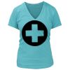 Women's Premium Deep V-Neck T-Shirt Thumbnail