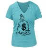Women's Premium Deep V-Neck T-Shirt Thumbnail