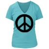 Women's Premium Deep V-Neck T-Shirt Thumbnail