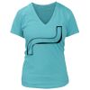 Women's Premium Deep V-Neck T-Shirt Thumbnail