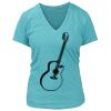 Women's Premium Deep V-Neck T-Shirt Thumbnail