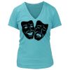 Women's Premium Deep V-Neck T-Shirt Thumbnail