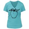 Women's Premium Deep V-Neck T-Shirt Thumbnail