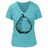 Women's Premium Deep V-Neck T-Shirt Thumbnail