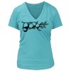 Women's Premium Deep V-Neck T-Shirt Thumbnail
