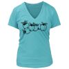 Women's Premium Deep V-Neck T-Shirt Thumbnail
