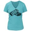Women's Premium Deep V-Neck T-Shirt Thumbnail