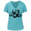 Women's Premium Deep V-Neck T-Shirt Thumbnail