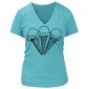 Women's Premium Deep V-Neck T-Shirt Thumbnail