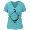 Women's Premium Deep V-Neck T-Shirt Thumbnail
