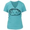 Women's Premium Deep V-Neck T-Shirt Thumbnail