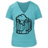 Women's Premium Deep V-Neck T-Shirt Thumbnail