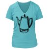 Women's Premium Deep V-Neck T-Shirt Thumbnail
