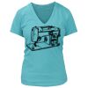 Women's Premium Deep V-Neck T-Shirt Thumbnail