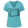 Women's Premium Deep V-Neck T-Shirt Thumbnail